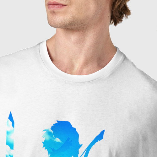 Мужская футболка хлопок с принтом Персонаж Линк, фото #4