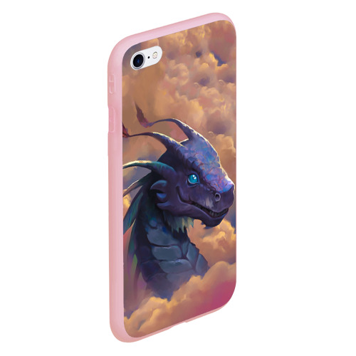 Чехол для iPhone 6/6S матовый с принтом Pathfinder dragon, вид сбоку #3