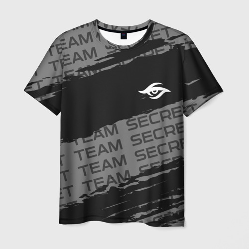 Мужская футболка 3D с принтом Форма Team Secret, вид спереди #2
