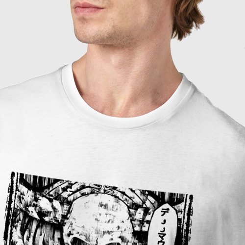 Мужская футболка хлопок с принтом Смертельная игра мёртвой горы, фото #4