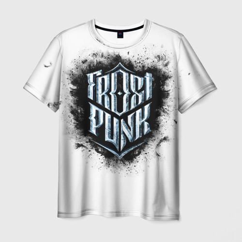 Мужская футболка 3D с принтом Frostpunk, вид спереди #2
