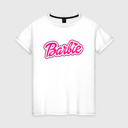 Женская футболка хлопок с принтом Фильм Барби, вид спереди #2