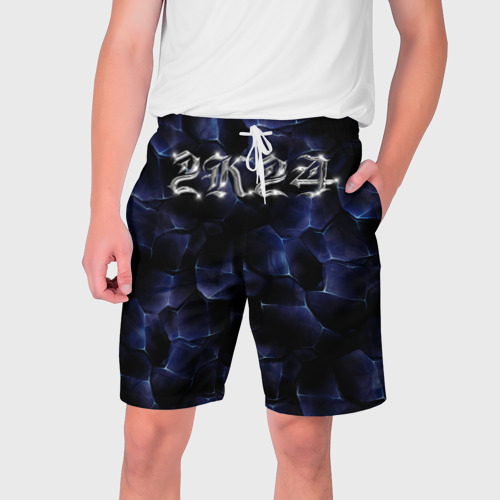 Мужские шорты 3D с принтом 2k24, вид спереди #2